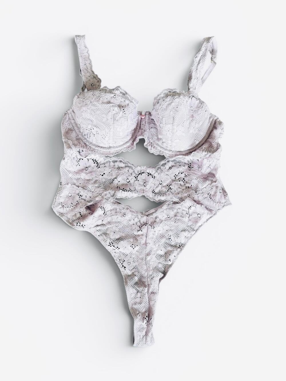 Victoria’s Secret Dream Angels Dare to Dream Lace Teddy Large NWOT